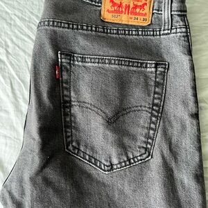 Levi's 512 Grey Denim Jeans Size 34x30